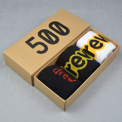 Men socks smiley face medium tube