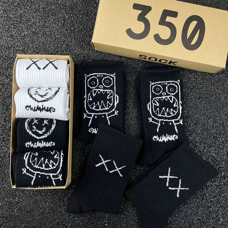 Men socks fall and winterdeodorizing filter sweat-absorbent and breathable
