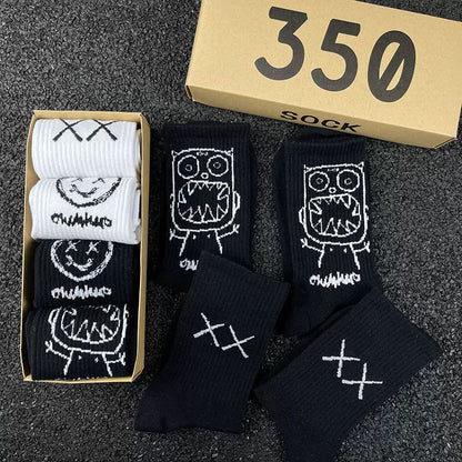 Men socks fall and winterdeodorizing filter sweat-absorbent and breathable