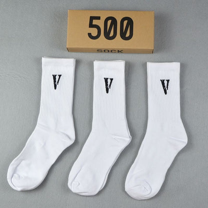 Mens Socks Big V Letter