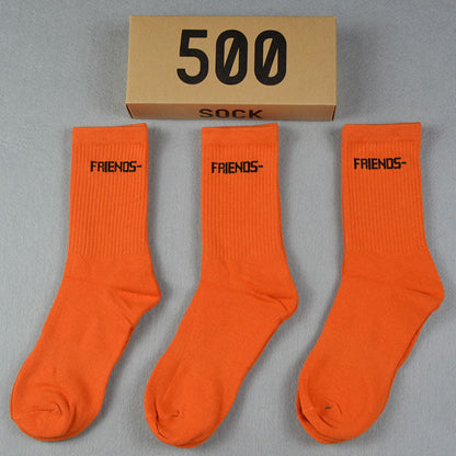 Mens Socks Big V Letter