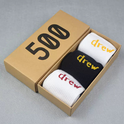 Men socks smiley face medium tube